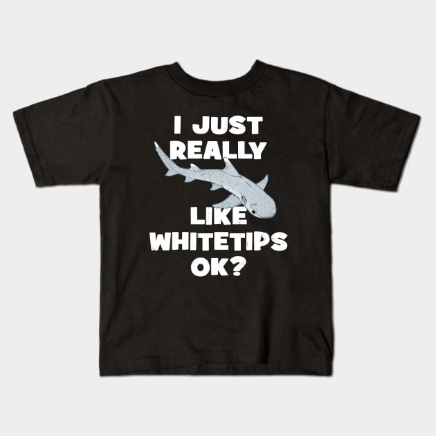 I just really like whitetips ok? Kids T-Shirt by NicGrayTees